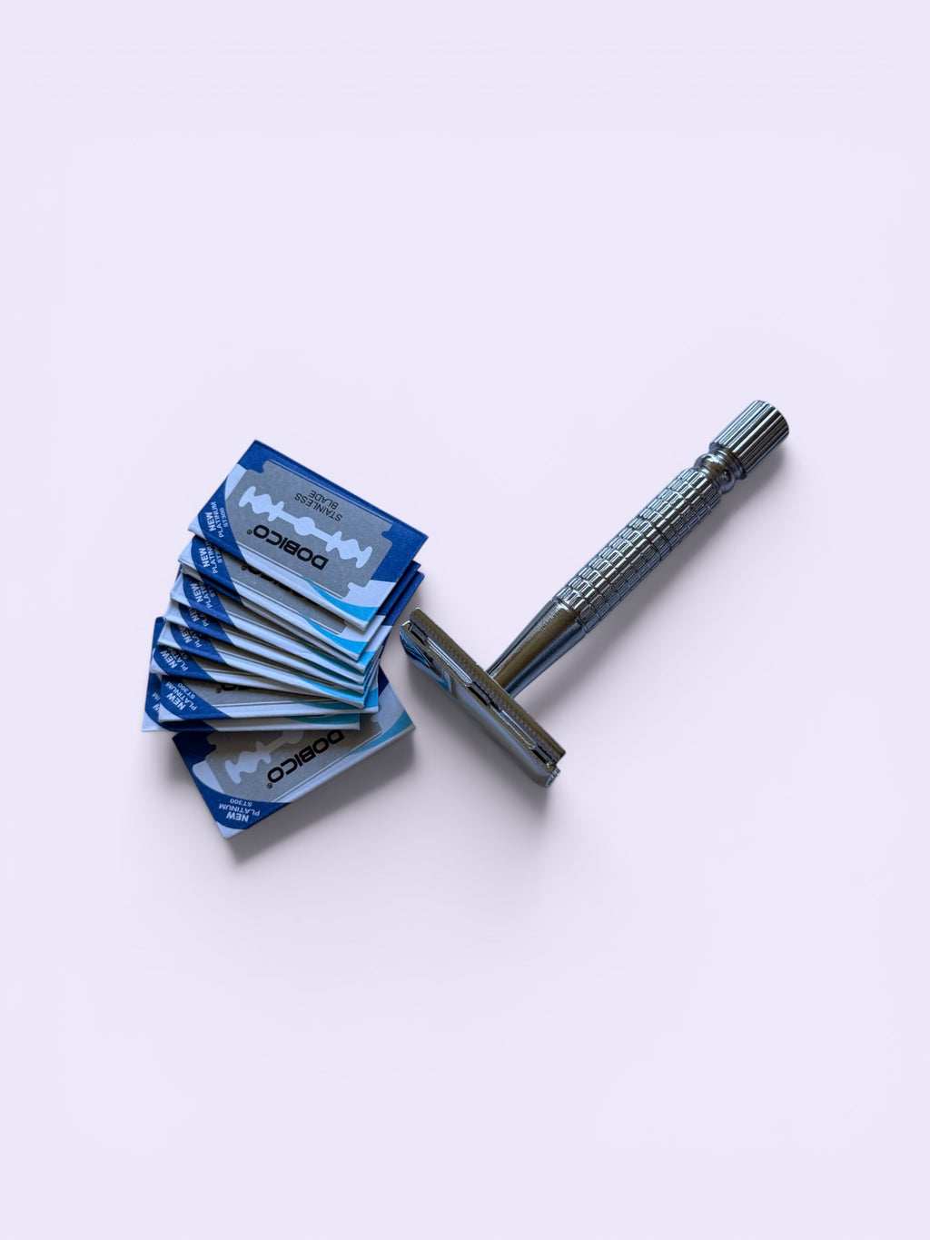 Stainless steel safety razor