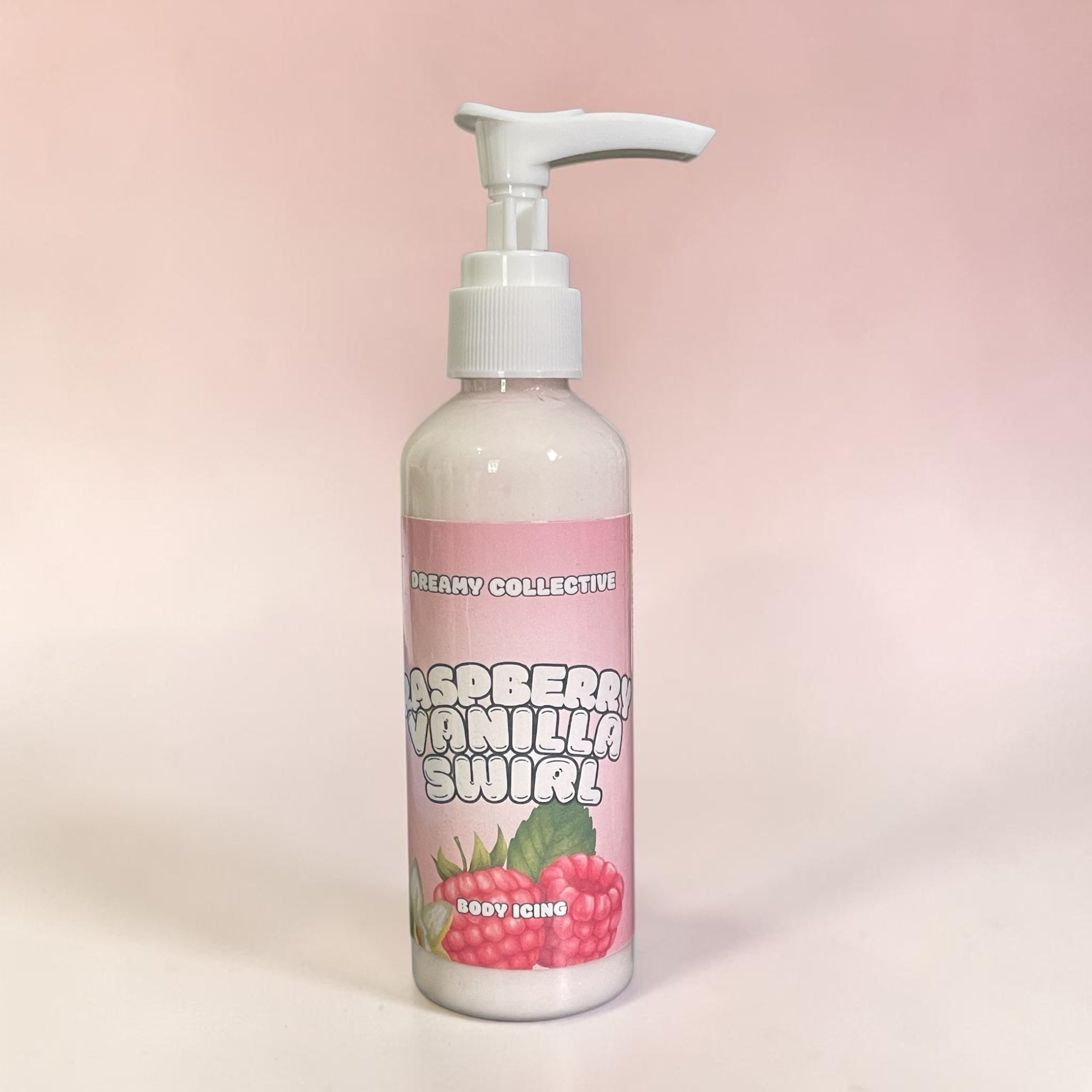 Raspberry Vanilla Swirl Body Icing