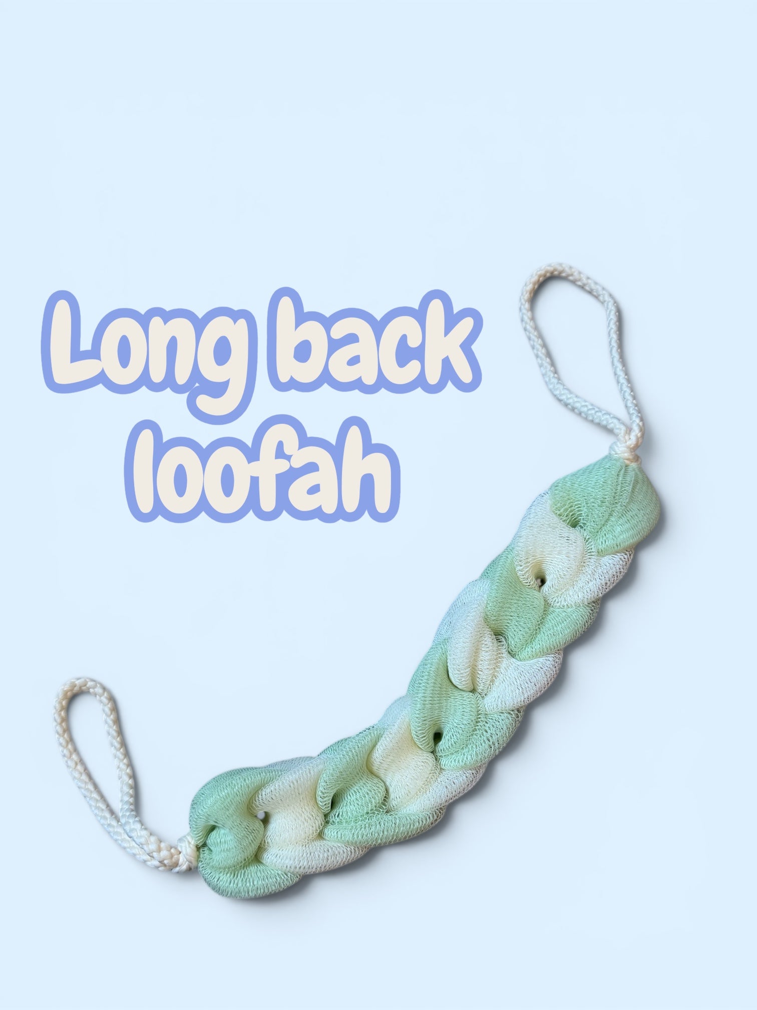 Long back loofah (single)