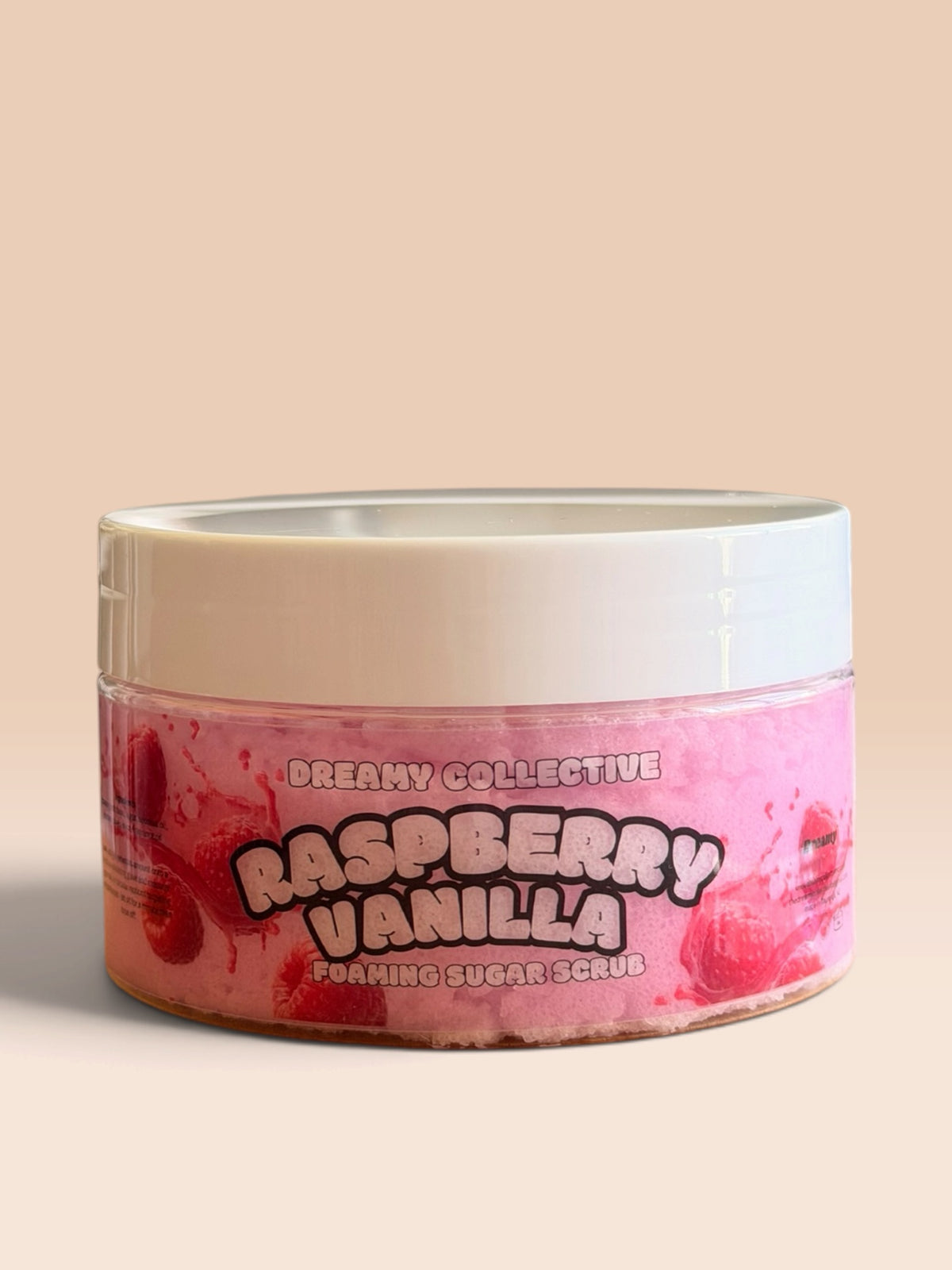 Raspberry Vanilla Foaming Sugar Scrub